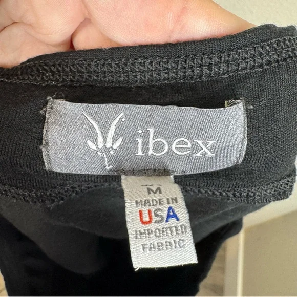 Ibex Skort Merino Wool Athletic Activewear Black Skirt Outdoor Women’s Medium